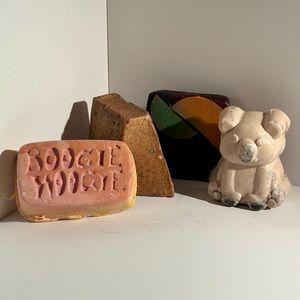 Lush Soap Lot: Boogie Woogie, Golden Linseed, Fruit Punch, Snow Bear